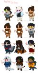 1_eye alpha_channel ambiguous_gender antlers asian_clothing bison black_hair black_markings blue_clothing blue_eyes bovid bovine bow_ribbon brown_clothing brown_eyes brown_hair camelid clothed clothing cloven_hooves cult_of_the_lamb curled_ears deer demon_slayer domestic_cat east_asian_clothing echidna equid equine felid feline felis female green_eyes green_hair grey_clothing group hair hair_bun heterochromia hooves horizontal_pupils horn humanoid japanese_clothing jewelry jujutsu_kaisen kimetsu_no_yaiba kimono lagomorph leporid llama male mammal markings massive_monster_(studio) mephitid monotreme mythological_creature mythological_equine mythology nakime_(demon_slayer) obi orange_clothing orange_eyes pangolin pantsless paws pink_eyes ponytail pupils puppetmaster13uwu purple_eyes rabbit red_clothing red_eyes shirtless simple_background skunk slit_pupils tail tailed_humanoid transparent_background unicorn uraume_(jujutsu_kaisen) white_hair white_markings white_pupils yellow_eyes