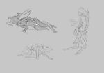 anthro arthropod arthropod_abdomen cogheartflutters duo female fingering from_behind_position from_front_position herm hi_res hollow_knight:_silksong hollow_knight_(franchise) hornet_(hollow_knight) intersex intersex/intersex kissing kneeling loving_sex lying mastectomy_scar missionary_position monochrome on_back phantom_(hollow_knight:_silksong) praise scar self-harm_scars sex sketch sketch_page spoon_position standing team_cherry