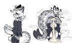 3_toes after_sex ahoge anthro arm_tuft backsack balls big_balls big_penis bodily_fluids bottomless breath butt chest_tuft clothed clothing countershading cum cum_expulsion cum_from_ass cum_in_ass cum_inside cum_on_balls cum_on_ground dipstick_tail excessive_cum excessive_genital_fluids feet felid femboy fluffy fluffy_tail flying_sweatdrops fur garter_straps genital_fluids genitals glans grey_body grey_clothing grey_fur grey_glans grey_hair grey_pawpads grey_sweater grey_topwear hair heart_symbol hi_res hip_tuft huge_balls huge_penis inner_ear_fluff legwear leo_(shiyaa_stuff) male mammal markings multiple_poses nova3050 off_shoulder pantherine panting pawpads penis pose rear_view shaking shoulder_tuft side_view snow_leopard solo sound_effects spots spotted_body spotted_fur spotted_hair spurting spurting_sound_effect stockings sweat sweatdrop sweater tail tail_markings tears tears_of_pleasure text thick_thighs throbbing throbbing_penis toes topwear tremble_spikes trembling tuft vein veiny_penis whimper white_body white_fur white_hair white_inner_ear_fluff