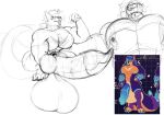 absurd_res animal_genitalia animal_penis anthro balls big_balls big_muscles big_pecs big_penis canine_genitalia canine_penis digital_drawing_(artwork) digital_media_(artwork) dragon genitals hi_res huge_balls huge_penis hybrid hyper hyper_balls hyper_genitalia hyper_penis knot knotted_penis male messy multi_tail multiple_angles multiple_images muscular muscular_anthro mythological_creature mythological_scalie mythology nipple_piercing nipples pecs penis piercing scalie sketch solo soules_(character) soulesx0 tail thick_tongue tongue unfinished vein veiny_penis