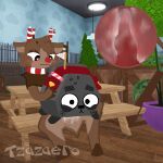 1:1 absurd_res anthro anthro_on_feral bestiality blushcrunch_studio coal_(dandy's_world) dandy's_world deer duo female female_feral feral feral_penetrated forced hi_res internal interspecies male male/female male_anthro mammal new_world_deer penetration rape reindeer rudie_(dandy's_world) sex toon_(dandy's_world) tzazaero