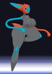  anthro big_breasts breasts deoxys elfdrago female huge_breasts humanoid looking_at_viewer nintendo nipples pok&eacute;mon pok&eacute;morph pussy solo thick_thighs video_games voluptuous wide_hips 