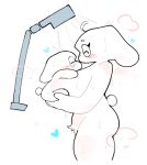 2026 anthro big_breasts blush blush_lines breast_play breasts butt circle_eyebrows crotch_tuft digital_drawing_(artwork) digital_media_(artwork) duo eyebrows eyes_closed female female_anthro fur heart_symbol hi_res holding_partner lagomorph larger_female leporid male male/female male_anthro mammal nude nude_anthro nude_female nude_male perpendicular_titfuck rabbit round_tail sex shower shower_head shower_sex side_view simple_background size_difference smaller_male ssslommm2 steam tail thick_thighs titfuck tuft water wet wet_body wet_fur white_background white_body white_ears white_eyebrows white_fur white_tail