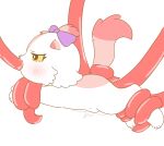 abdominal_bulge ambiguous_penetration anc berry_(love_for_my_cutie) blush bow_ribbon domestic_cat felid feline felis female feral fur love_for_my_cutie mammal oral oral_penetration penetration restrained restrained_by_tentacles sex solo tentacle_in_mouth tentacle_penetration tentacle_sex tentacles white_body white_fur