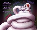 anthro asphyxiation blush canid canine coiling colored duo english_text female feral fox male male/female mammal opal_(scott_calico) python reptile restrained scales scalie scott_calico snake squeezing text white_body white_scales