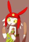  :3 betelgeusian blush bracelet cute eating feline food fur hat jewelry male mammal meow_(space_dandy) moffuriini_(artist) plain_background pocky solo space_dandy tan_fur whiskers yellow_eyes 