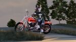 16:9 4k absurd_res anthro biker blender_(artwork) blender_cycles_(artwork) cross digital_media_(artwork) eyewear female glasses grass harley_davidson hi_res horn hyena hyenid_(species) leaning leaning_backward leaning_on_object mammal motorcycle parking_lot paws piercing plant solo sunset tattoo tongue tongue_out tree vehicle watermark wearing_glasses widescreen xeeorio