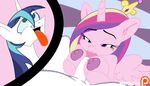  2014 animated anthro areola balls big_breasts breasts duo equine erect_nipples erection fellatio female friendship_is_magic horn husband_and_wife male mammal my_little_pony nipples oral penis princess_cadance_(mlp) r!p sex shining_armor_(mlp) straight titfuck uncut unicorn winged_unicorn wings 