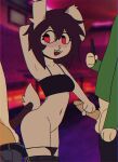 2026 absurd_res alexa_(crischar_foxito) ambiguous_species anthro balls belt black_bottomwear black_camisole black_clothing black_panties black_pants black_topwear black_underwear blurred_background blush bottomwear bottomwear_down breasts butt camisole cleavage clothed clothing countershade_fur countershade_torso countershading crischar_foxito crop_top cute_fangs denim denim_bottomwear denim_clothing digital_drawing_(artwork) digital_media_(artwork) ear_piercing electronics erection eyelashes fangs female fur genitals glans green_clothing green_shirt green_topwear group hair hand_behind_head hi_res holding_penis jeans lagomorph leporid male male/female mammal monotone_body monotone_fur navel offscreen_male one_ear_up open_belt orange_body orange_fur panties panties_down pants pants_down partially_clothed partially_clothed_anthro partially_clothed_female penis phone piercing purple_hair rabbit red_eyes riding_crop scut_tail seductive shirt shirtless_male short_tail smile tail teeth topwear trio underwear underwear_down whip white_body white_countershading white_fur