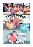2026 4_toes 5_fingers accessory anthro balls belly big_balls big_belly big_butt big_penis black_body black_eyes black_fur black_hair bodily_fluids border bottomwear brown_body brown_fur butt canid canine claws clothing comic cookie_(ruffythelion) cracked_wall cum devious_grin dialogue dominant dominant_anthro dominant_male dripping duo ejaculation elemental_creature english_text fangs fart fart_cloud fart_fetish farting_male farting_on_face farting_on_male feet felid fingers fur generation_7_pokemon genital_fluids genitals hair hair_accessory hairband hand_holding hand_on_penis hi_res huge_balls huge_belly huge_butt huge_penis hyper hyper_balls hyper_belly hyper_butt hyper_genitalia incineroar leaking_cum leaking_precum male male/male male_farting mammal multicolored_body multicolored_fur multiple_scenes navel nintendo nude nude_anthro nude_male obese obese_anthro obese_male orange_hairband orange_pawpads overweight overweight_anthro overweight_male pantherine pawpads penis pokemon pokemon_(species) ponytail precum precum_drip raccoon_dog red_body red_fur ruffythelion shorts speech_bubble spiral spiral_eyes sriracha_(ruffythelion) striped_body striped_fur stripes submissive submissive_anthro submissive_male tanuki teeth text tied_hair tiger toe_claws toes torn_bottomwear torn_clothing torn_shorts underbite undressing_another undressing_partner vein veiny_penis white_border yellow_sclera