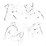 2024 aliasing anthro binary_drawing biped black_and_white bottomwear bust_portrait canid cigarette cigarette_in_mouth closed_smile clothed clothed_anthro clothed_male clothing digital_drawing_(artwork) digital_media_(artwork) eyebrows eyewear floppy_ears folded_ears footwear front_view full-length_portrait glasses grey_background hi_res holding_cigarette holding_object jewelry kingarthur_i line_art looking_aside male mammal monochrome mouth_closed narrowed_eyes necklace nipples object_in_mouth pants pants_only pince-nez plantigrade portrait pose round_glasses shirt side_view simple_background sitting smile smoke smoking smoking_cigarette snout socks solo tail topless topless_anthro topless_male topwear wearing_glasses