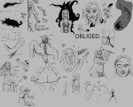 alien ambiguous_gender anal anal_penetration anus comic divineeldrichbottom duo ear_penetration english_text gaping gaping_anus greyscale hairy hi_res human intersex intersex/male low_contrast male mammal masturbation mind_reading monochrome overweight overweight_male penetration profanity questionable_consent sex shower shower_sex tentacle_creature tentacle_sex tentacles text