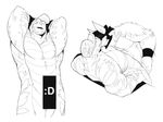  abs anaconda anthro biceps canine dog fur hat husky jerome kokuhane male mammal muscles pecs troy_(kokuhane) 