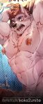 2026 abs animal_genitalia anthro areola armpit_hair balls biceps big_balls big_penis blush bodily_fluids bodily_fluids_on_penis body_hair canid canine canis chest_tuft clothing digital_media_(artwork) dripping erect_nipples erection facial_piercing foreskin fur genital_fluids genital_piercing genitals humanoid_genitalia humanoid_penis koko2unite leaking_precum locker_room male male_anthro mammal muscular muscular_anthro muscular_male nipple_piercing nipple_ring nipples nose_piercing nose_ring nude nude_anthro nude_male open_mouth pecs penis penis_piercing piercing precum precum_drip precum_on_penis precum_string prince_albert_piercing retracted_foreskin ring_piercing septum_piercing septum_ring solo sweat sweatdrop text thick_penis throbbing throbbing_penis tongue tuft twitching undressing url vein veiny_penis wolf