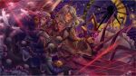  2girls absurdres amusement_park artist_request doremy_sweet dream_soul dream_world_(touhou) dress ferris_wheel grid highres kishin_sagume legacy_of_lunatic_kingdom multicolored_dress multiple_girls non-web_source pom_pom_(clothes) single_wing source_request touhou wings 