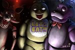  2014 animatronic anthro avian bear bird bonnie_(fnaf) bow canine chica_(fnaf) chicken five_nights_at_freddy&#039;s fox foxy_(fnaf) freddy_(fnaf) group lagomorph machine male mammal mechanical rabbit robot 