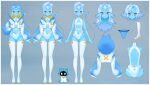 1girl absurdres ahoge back back_cutout blue_hood blue_oni blue_skin blue_tail blue_tongue breasts bright_pupils clothing_cutout colored_skin colored_tongue demon_tail eyeliner flat_chest full_body grey_hair hand_on_own_hip highres hood hoodie horns indie_virtual_youtuber joku_(ohdake_studio) kuutuber leotard long_hair makeup navel navel_cutout official_art oni pointy_ears ponytail red_eyes reference_sheet sharp_teeth short_hair simple_background small_breasts star-shaped_pupils star_(symbol) symbol-shaped_pupils tail teeth thighhighs thighs turtleneck turtleneck_leotard virtual_youtuber white_leotard white_pupils white_thighhighs yellow_eyeliner 
