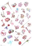  ai_tenshi_densetsu_wedding_peach annotated arrow_(projectile) ashita_no_nadja backlace_(psg) bagua bell bishoujo_senshi_sailor_moon bishoujo_senshi_sailor_moon_(first_season) blue_halo bottle bow bow_(weapon) bracelet brooch cable candy candy_cane card cardcaptor_sakura chain choker compact_(cosmetics) computer corrector_yui cosmetics cosmic_baton_girl_comet-san cute_weapon cutie_honey dr._rin_ni_kiite_mite! egg flower_wand food fushigiboshi_no_futago_hime futari_wa_precure fuuin_no_tsue gem genre_connection gun halo handgun headset heart heart-shaped_pupils heart_choker heart_necklace heart_wand highres himitsu_no_akko-chan hoshi_no_tsue humpty_lock_(shugo_chara!) instrument jewelpet jewelpet_(creature) jewelpet_(series) jewelry kaitou_saint_tail kamichama_karin kamikaze_kaitou_jeanne katana kirarin_revolution laptop lipstick_tube lock lumina_star luopan maboroshi_no_ginzuishou mahou_no_princess_minky_momo mahou_shoujo_madoka_magica mahou_shoujo_ore manaka_laala mepple mermaid_melody_pichi_pichi_pitch microphone miki_(shugo_chara!) mipple mirror moon_stick_(sailor_moon) music_box necklace no_humans object_focus ojamajo_doremi oshare_majo_love_and_berry panty_&amp;_stocking_with_garterbelt peperuto_pollon perfume_bottle pink_bow pink_choker polearm powerpuff_girls_z precure pretty_series princess_tutu pripara priticket ran_(shugo_chara!) red_gem ring ruby_(jewelpet) ryota_(ry_o_ta) seashell shell shugo_chara! signature simple_background soul_gem_(madoka_magica) spear staff star_(symbol) strawbell_bell stripe_i_&amp;_ii_(psg) sugar_sugar_rune suu_(shugo_chara!) sword symbol-shaped_pupils tambourine tassel tekumakumayakon ticket tokyo_mew_mew training_tap transformation_brooch_(sailor_moon) treasure_chest trigram ultra_maniac unworn_choker wand wantame_music_channel weapon white_background wings wristband yume_no_crayon_oukoku 
