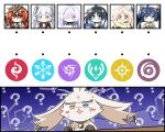  6+girls abby_(wuthering_waves) augusta_(wuthering_waves) black_hair blonde_hair blue_eyes blue_hair breasts closed_mouth commentary_request confused earrings english_commentary folding_fan grey_hair hair_over_one_eye hand_fan headgear highres iuno_(wuthering_waves) jewelry jinhsi_(wuthering_waves) korean_commentary medium_breasts mixed-language_commentary mornye_(wuthering_waves) multiple_girls orange_hair red_eyes smile suisui_(wuthering_waves) tacet_mark_(wuthering_waves) twintails white_hair windy_(jazz9207) wuthering_waves yangyang_(wuthering_waves) yangyang_(xuanling)_(wuthering_waves) 