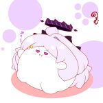  :i ahoge blue_archive blush chibi closed_mouth colored_shadow commentary_request full_body grey_hair hair_ornament hairclip halo highres hina_(blue_archive) horns kurukurumagical long_hair parted_bangs pout purple_eyes shadow single_hair_intake solo translation_request v-shaped_eyebrows very_long_hair white_background 