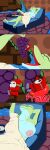 1:3 absurd_res amphibian anthro breasts clothing comic crossgender duo eyelashes eyes_closed female flightlesslizard food frog fruit hi_res lounging macro male male/female mario_bros neck_bulge nintendo nipple_outline nipple_slip nipples partial_nudity plant prince_froggy shyguy sticky_tongue swallowing swallowing_sound_effect toga vore yoshi's_island