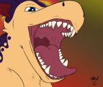 animated animated_gif blitz_(gyro) bodily_fluids drooling fur generation_2_pokemon hi_res kensemi mottled mottled_body mottled_fur mouth_shot nintendo open_mouth pokemon pokemon_(species) purple_body purple_fur quilava saliva sharp_teeth short_playtime solo steamy_breath tan_body tan_fur teeth tongue