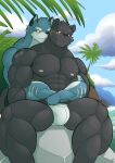 absurd_res anthro argo_northrop big_muscles canid canine duo felid hi_res hug huge_muscles island knights_college male male/male mammal muscular muscular_anthro muscular_male shinobiya theo_prinz_von_hirschreich