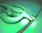  absurdres commentary english_commentary green_theme highres lugia meme no_humans planeyboys pokemon pokemon_(creature) shark_biting_internet_cable_(meme) underwater 
