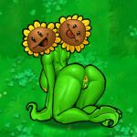 1:1 2_heads 2d_animation animated animated_gif anus areola big_breasts breasts butt conjoined conjoined_twins electronic_arts elemental_creature elemental_humanoid female female_focus flora_fauna flower flower_creature genitals humanoid loop low_res multi_head nipples plant plant_humanoid plantie plants_vs._zombies popcap_games presenting presenting_hindquarters rear_view sagging_breasts shaking_breasts shaking_butt short_playtime sitting sitting_on_grass solo sunflower_(pvz) tongue tongue_out twin_sunflower_(pvz) vulva waneczka228 yellow_areola yellow_nipples yellow_vulva