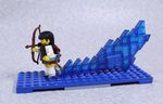  akagi_(kantai_collection) bow_(weapon) japanese_clothes kantai_collection lego lego_minifig weapon 