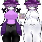 1:1 adamorloved big_breasts blush bodily_fluids breasts digital_drawing_(artwork) digital_media_(artwork) digital_painting_(artwork) female fur hi_res huge_breasts huge_thighs lagomorph leporid mammal nude painting_(artwork) pinup pose rabbit roblox silly solo thick_thighs