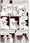 2019 anthro bangs big_breasts bodily_fluids bottomwear breasts casual_nudity clothed clothing comic duo english_text eye_contact featureless_breasts featureless_crotch female head_tuft hi_res hug hugging_another in_the_new_age jewelry loincloth loincloth_only looking_at_another male mammal monochrome mother_(lore) mother_and_child_(lore) mother_and_son_(lore) muscular muscular_anthro muscular_arms muscular_male necklace necklace_only nude parent_(lore) parent_and_child_(lore) parent_and_son_(lore) pecs procyonid raccoon rick_griffin rikitakawi sitting slave son_(lore) standing tapestry tears text topless tuft window