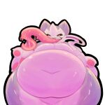 1:1 alpha_channel anthro aquatic belly belly_focus big_belly black_sclera bodily_fluids catfish claws fangs featureless_crotch fingerpads fish glistening glistening_body glistening_skin glistening_thighs handpaw hi_res huge_belly huge_tongue long_tongue looking_at_viewer male male_anthro marce_(marcecatfish) mask mask_only moobs navel nude nude_anthro nude_male overweight overweight_male pawpads paws pink_pawpads pink_tongue saliva saliva_on_tongue soarfloh solo teeth thick_thighs tongue tongue_out wearing_mask whiskers wide_hipped_anthro wide_hipped_male