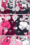 2026 2:3 anthro areola big_breasts blush bodily_fluids breast_grab breasts canid canid_demon canine carliabot clothed clothed_anthro clothed_female clothed_humanoid clothing comic demon dialogue english_text female female/female female_anthro female_humanoid genital_fluids genitals hand_on_breast hellaverse hellhound helluva_boss hi_res humanoid humanoid_on_anthro loona_(helluva_boss) mammal mythological_canine mythological_creature mythology nipples nude nude_female nude_humanoid pink_areola pink_nipples sex_toy speech_bubble succubus text topless torn_clothing vaginal_fluids verosika_mayday vulva