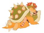 2026 4:3 absurd_res anthro bottomwear bowser brown_hair clothed clothing didy414 digital_media_(artwork) duo facial_hair feet footwear fully_clothed hair half-closed_eyes hi_res hoodie horn hug human human_on_anthro interspecies koopa larger_anthro larger_male luigi male male/male mammal mario_bros mustache narrowed_eyes nintendo pillow red_hair scales scalie shell shorts size_difference smaller_human smaller_male smile socks spiked_shell spiked_tail spikes spikes_(anatomy) tail tail_motion tailwag tan_body tan_skin topwear yellow_body yellow_scales