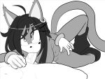 4chan_anon anonymous_artist anthro breasts clothing domestic_cat duo ear_piercing fan_character felid feline felis fellatio female footwear gloves handwear human human_on_anthro interspecies male male/female mammal masturbation monochrome navel oral oral_penetration penetration penile penis_in_mouth piercing sega sex shoes sonic_the_hedgehog_(series)