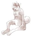 anthro canid canine canis clothing curled_tail diaper domestic_dog hypnosis jamrobeprom male mammal mind_control overalls slusheep solo spiral spiral_eyes tail