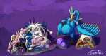 abdominal_bulge absurd_res after_vore avian beak belly big_belly bird blush bodily_fluids bone cramorant disposal drooling eeveelution feathered_crest feathered_wings feathers feet feral feral_pred generation_2_pokemon generation_8_pokemon gyrotech head_crest hi_res lanturn legendary_pokemon membrane_(anatomy) multiple_prey nintendo pellet pokemon pokemon_(species) saliva skull soul_lanturn suicune thunk_(gyro) toes umbreon vore webbed_feet weight_gain wings