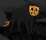 anonandrew13 beached_thing death_stranding felid feral lion male mammal mask pantherine pseudo_hair rocky_shore solo tentacle_hair tentacles
