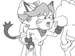 4chan_anon anal anal_penetration anthro bodily_fluids clothing domestic_cat fan_character felid feline felis gloves group handwear kerchief kissing male mammal masturbation monochrome neckerchief neckwear penetration penile penile_penetration penis_in_ass saliva sega sonic_the_hedgehog_(series) tongue tongue_out trio