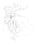 adriano_romea_corsini anthro arm_grab big_ears biped breast_grab breasts clothed clothing clothing_lift controller dialogue duo ear_piercing ear_ring eyebrow_piercing eyes_closed facial_piercing female female_anthro fluffy fluffy_tail furniture game_controller groping_from_behind hand_on_breast head_tuft hi_res human human_on_anthro inner_ear_fluff interspecies looking_pleasured male male/female male_human mammal monochrome mustelid navel on_lap on_sofa piercing plantigrade ring_piercing shirt shirt_lift sitting sitting_on_another sitting_on_lap sitting_on_sofa sketch slim_anthro slim_female slim_human slim_male small_breasts small_waist sofa tail thong_straps topwear tuft