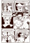 2019 abs anthro bangs big_breasts bodily_fluids bottomwear breasts casual_nudity clothed clothing comic duo english_text eye_contact face_slap featureless_breasts featureless_crotch female head_tuft hi_res in_the_new_age jewelry loincloth loincloth_only looking_at_another male mammal monochrome mother_(lore) mother_and_child_(lore) mother_and_son_(lore) muscular muscular_anthro muscular_arms muscular_male necklace necklace_only nose_to_nose nude parent_(lore) parent_and_child_(lore) parent_and_son_(lore) pecs procyonid profanity raccoon rick_griffin rikitakawi slap slave son_(lore) standing tapestry tears text topless tuft violence window yelling_at_another