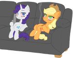  applejack_(mlp) bong drugs duo equine friendship_is_magic hat horn horse mammal marijuana my_little_pony pony rarity_(mlp) sleepymomo sofa unicorn 