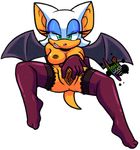  amuzoreh anthro bat breasts clothing female gloves green_eyes legwear lingerie mammal nipples pussy rouge_the_bat seductive sega smile solo sonic_(series) spread_pussy spreading stockings video_games wings 