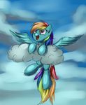  2015 absurd_res cute equine female feral friendship_is_magic grennadder hi_res mammal my_little_pony pegasus rainbow_dash_(mlp) solo wings 