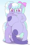  2015 animal_genitalia anthro balls big_balls big_breasts bipedal breasts cloud_chaser_(mlp) cum dickgirl duo equine eye_contact female flitter_(mlp) friendship_is_magic fur hair horsecock huge_breasts hyper hyper_balls hyper_breasts hyper_penis intersex lamiaaaa mammal my_little_pony nipples pegasus penis purple_fur smile teats two_tone_hair wings 