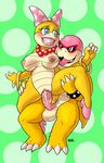  balls big_breasts bow breasts clitoris duo eyewear female koopa koopalings male mario_bros nintendo nipples penis pussy pussy_juice rha roy_koopa scalie sex straight sunglasses video_games wendy_o_koopa 