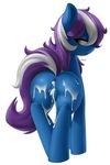  2014 absurd_res after_sex anus butt cum cum_in_ass cum_in_pussy cum_inside cum_on_butt derpah earth_pony equine fan_character female feral hair hi_res horse looking_back mammal messy my_little_pony plain_background pony purple_hair pussy solo two_tone_hair white_background white_hair 