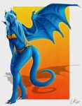  2014 anthro bikini breasts clothing dragon female pose solo swimsuit vampi 