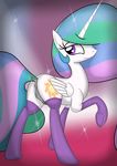  2014 anus ardupi dock equine female feral friendship_is_magic horn legwear looking_back mammal my_little_pony princess_celestia_(mlp) puffy_anus pussy solo stockings teats winged_unicorn wings 